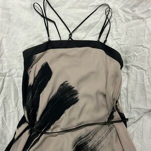 Halston Heritage belted midi dress